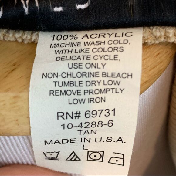 Tower Hill Collection tan ribbed cowl neck top - Picture 5 of 7